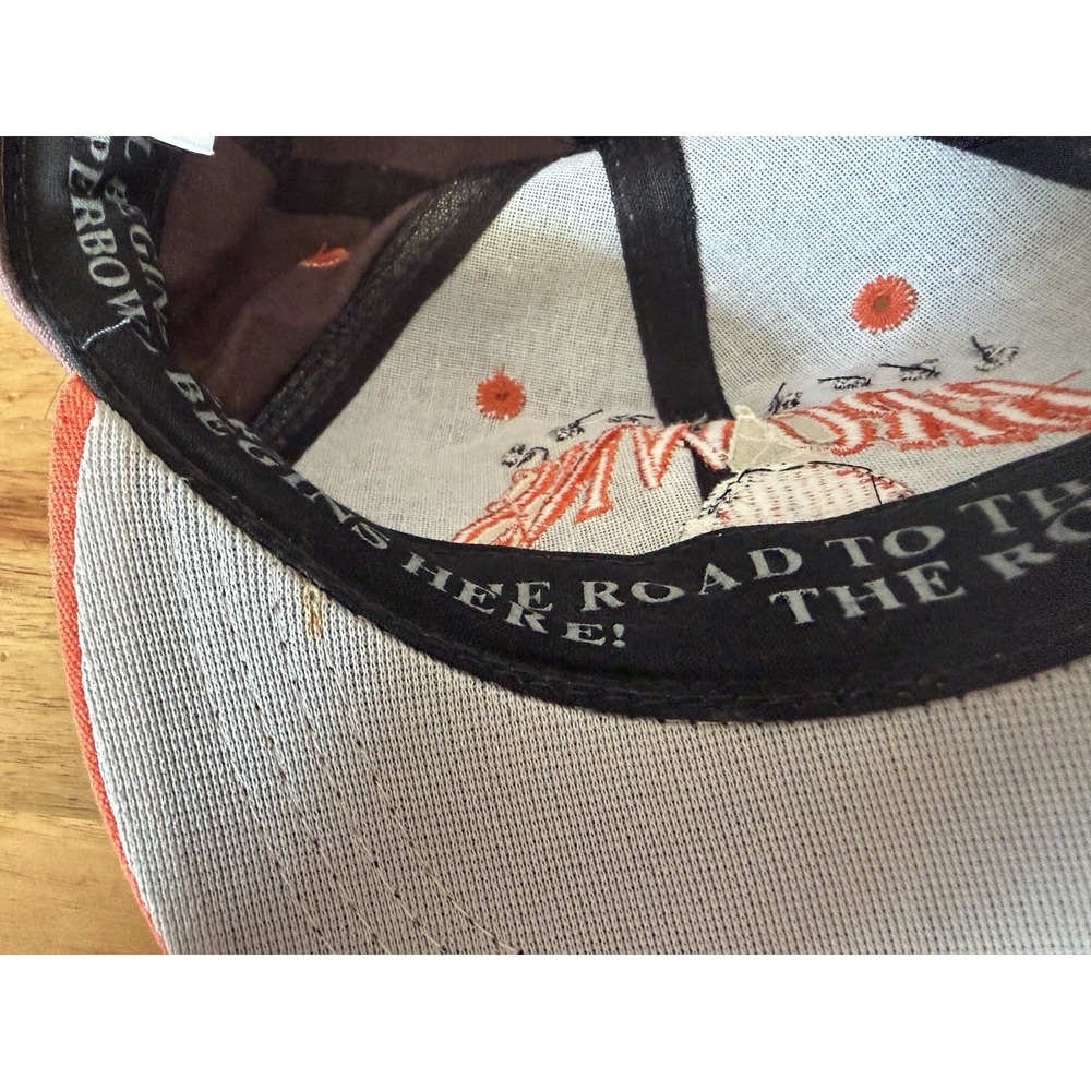 Vintage Distressed 90's Cleveland Browns Retro SnapBack Hat KIDS/YOUTH - Picture 7 of 7